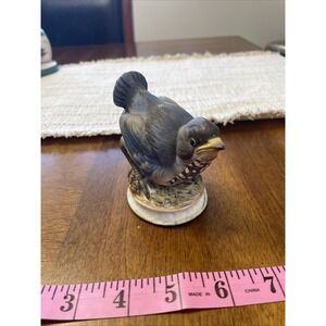 Lefton Eastern Bluebird Figurine Hand Painted Porcelain Japan Figurine KW 1637